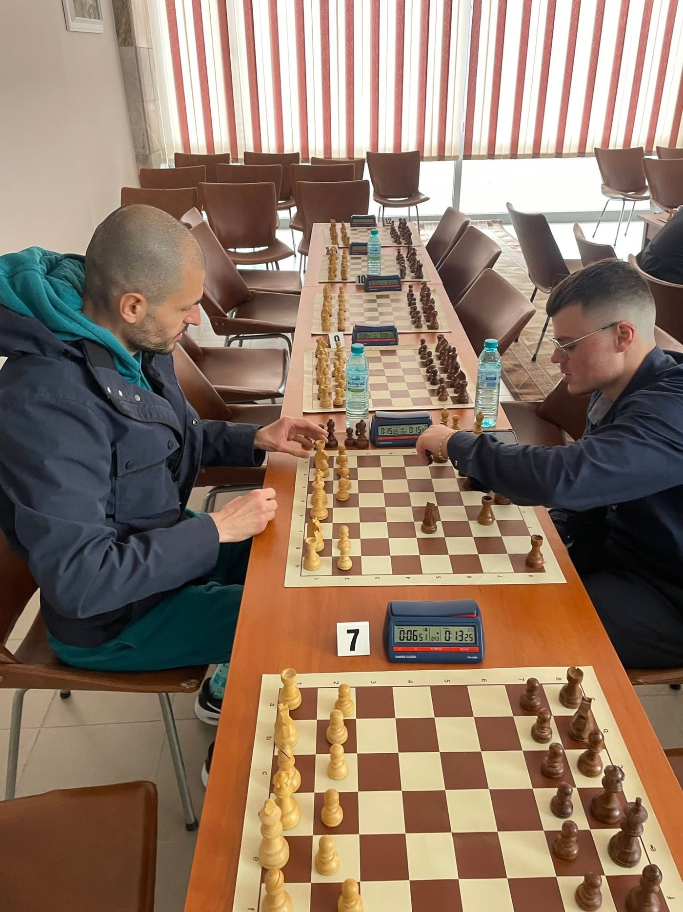Партия по време на турнир